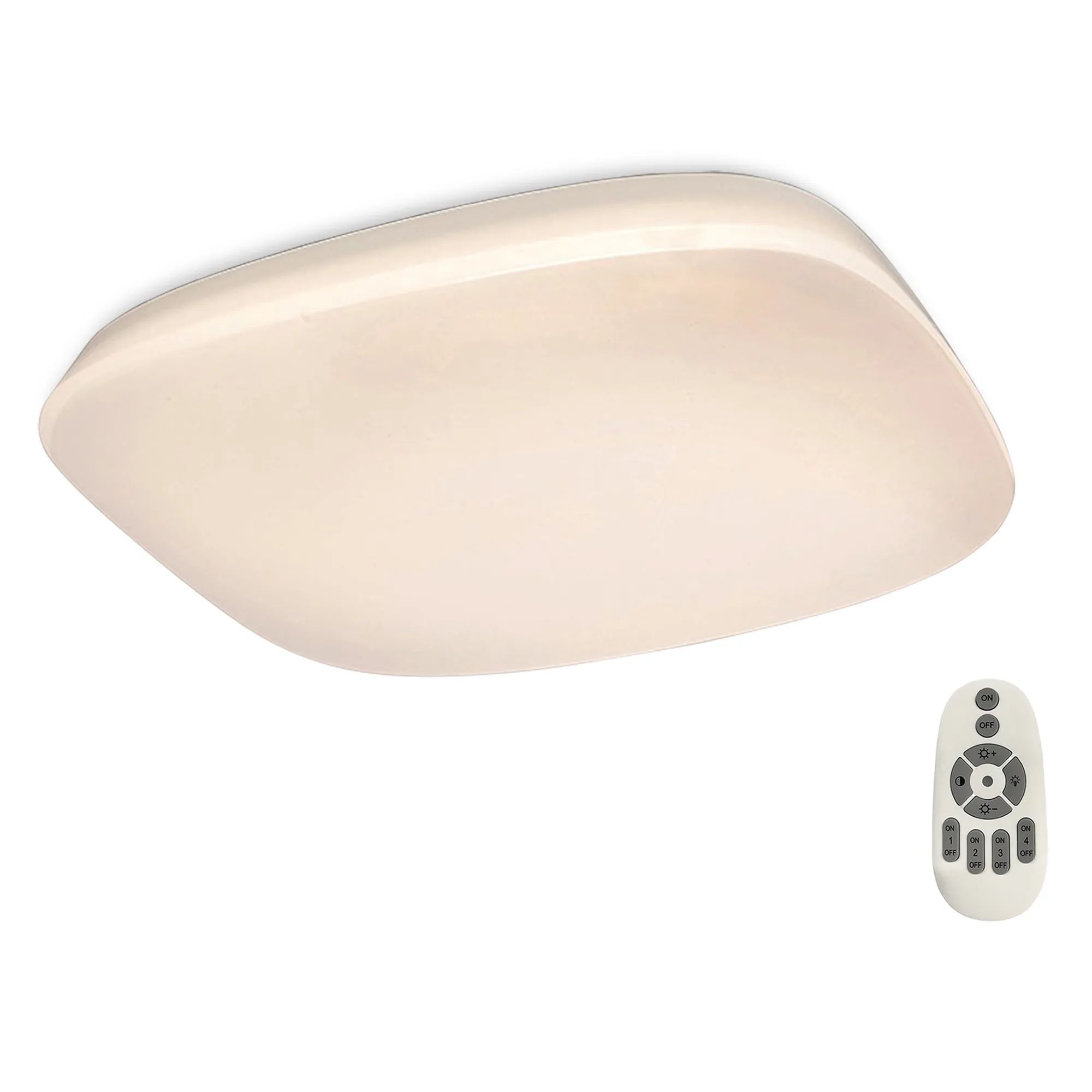 M4870  Quatro  Flush Ceiling 60W LED Dimmable